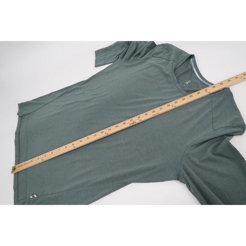 On Cloud Running Mens Large Comfort Long T Green Long Sleeve Shirt Tee - Picture 8 of 10